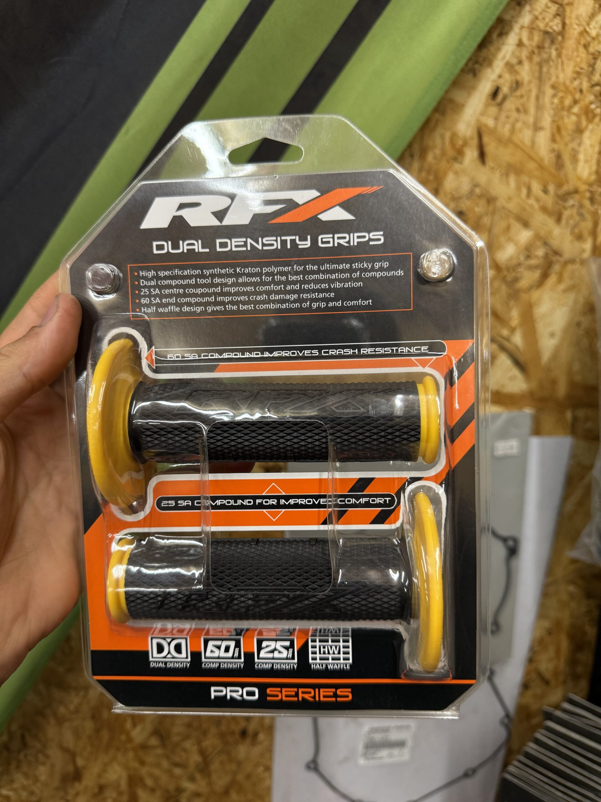 RFX Dual Density Grips Pro Series (Yellow)